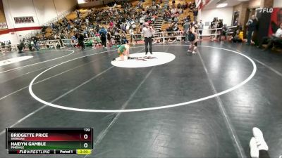 170 lbs Quarterfinal - Haidyn Gamble, Pinedale vs Bridgette Price, Sheridan