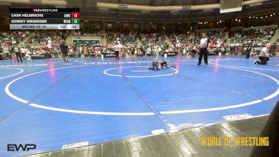 52 lbs Round Of 16 - Cash Helmrichs, Immortal Athletics WC vs Johnny Weisinger, Wyandotte Youth Wrestling
