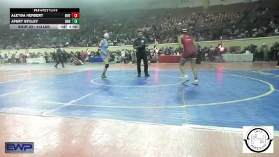 113 lbs Round Of 32 - Aleyda Herbert, Hinton Comets vs Avery Stilley, Enid Junior High