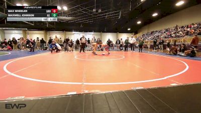 90-99 lbs Rr Rnd 3 - Max Wheeler, LaRue County Wrestling Club vs Maxwell Johnson, All American Wrestling