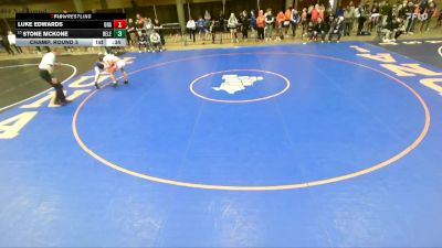 106 lbs Champ. Round 3 - Stone McKone, Buffalo Grove vs Luke Edwards, Unattached