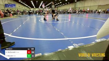 76 lbs Rr Rnd 3 - Kai McDonald, POWA 12U vs Titus Marple, Shelton Wrestling Academy 12U