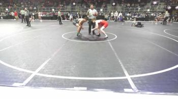 163 lbs Quarterfinal - Kade Tinsley, North Desoto Wrestling Academy vs Jovani Caudill, East Kansas Eagles