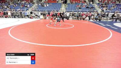 120 lbs Rnd Of 32 - Kody Tanimoto, TX vs Gabriel Ramirez, AZ