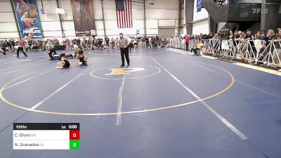 106 lbs Consi Of 8 #2 - Cole Glynn, MA vs Nathaniel Granados, CA