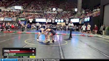 AA - 113 lbs Quarterfinal - Diesel Thompson, Flathead vs Cole Schaub, Billings Skyview