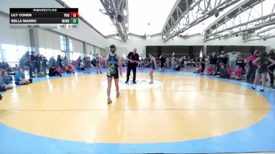 100 lbs Rr Rnd 2 - Lily Cohen, Pride Girls vs Bella Manno, MGW Coral Cuties