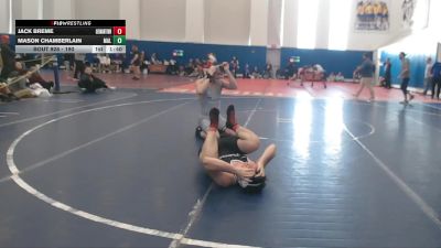 190 lbs Champ. Round 2 - Jack Breme, Germantown Academy vs Mason Chamberlain, Malvern Prep