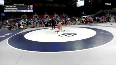 106 lbs Cons. Sub-semis - Tristan Pino, CO vs SHAWN COFFEL, CO