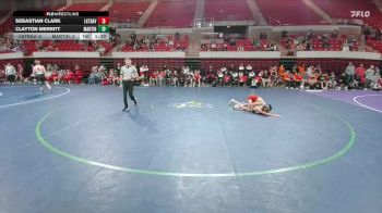 106 lbs Round 1 (16 Team) - Clayton Merritt, Arlington Martin vs Sebastian Clark, Austin Lake Travis