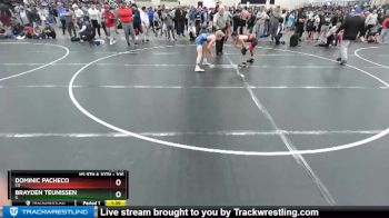 106 lbs Champ. Round 3 - Dominic Pacheco, CO vs Brayden Teunissen, IL