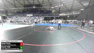 63 lbs Semis - Daniel Torres, Mat Demon Wrestling Club vs Gunner Kelly, Team Aggression Wrestling Club