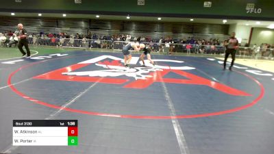 113 lbs Consi Of 64 #2 - Will Atkinson, AL vs Weston Porter, IA