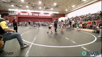 49 lbs Consi Of 8 #2 - Sullivan Richard, Cushing vs Kallum Hendrickson, OKC Saints Wrestling