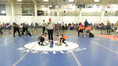 56 lbs Consi Of 8 #2 - Jasmine Belen, Bristol Gladiators vs Logan Rappa, Top Flight Wr Ac