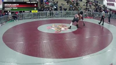 150 lbs Cons. Round 4 - Vicente Tizoc, Chaparral vs Arthur Garcia, Cimarron Memorial