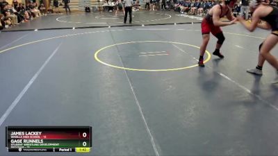 215 lbs Round 1: 12:00pm Fri. - Gage Runnels, Student Wrestling Development Program vs JAMES LACKEY, Wasilla High School