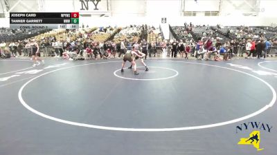 126 lbs Cons. Round 3 - Joseph Card, Whitney Point Youth Wrestling Club vs Tanner Garrett, Warrior Warehouse Wrestling