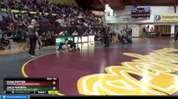 133 lbs Cons. Round 3 - Zach Mauras, Eastern Oregon University (Ore.) vs Evan Potter, Southern Oregon University (Ore.)