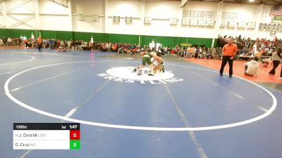 138 lbs Round Of 64 - Justin Dvorak, Locust Valley vs Cristian Cruz, New Utrecht