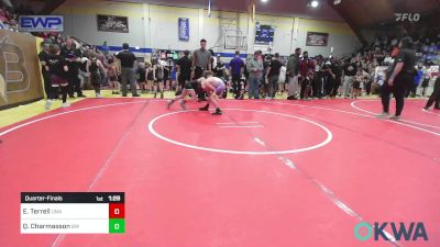 76 lbs Quarterfinal - Easton Terrell, Unattached vs Quade Charmasson, Bristow Wrestling