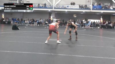 141 lbs 3rd Place - Elijah Cortez, Spartan Wrestling Club - UnAttached vs Aj Rallo, Bellarmine