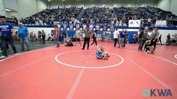 43 lbs Consi Of 16 #2 - Johnny Elswick, Newcastle Youth Wrestling vs River Johnson, Bridge Creek Youth Wrestling