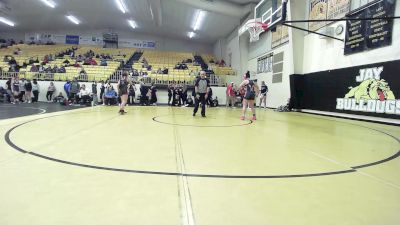 135 lbs Rr Rnd 3 - Anniston Moseley, Verdigris HS Girls vs Liberty Austin, Mcloud HS Girls