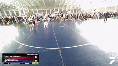 143 lbs Semifinal - Kinzley Sanchez, AZ vs Surena Lujan, CO