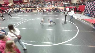 43 lbs Champ. Rd Of 16 - Quinn Johnson, Cougar Wrestling Club vs Oliver Morris, St. Maries Wrestling Club