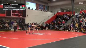 105 lbs Semifinal - Abigail Hendricks, South Tama vs Emily Sieren, English Valleys