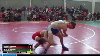 133 lbs Finals (2 Team) - Alec Schmacht, UW Platteville vs Emilo Cabrera, Olivet College