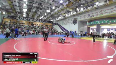 138 Boys Semifinal - Sam Weinberg, La Costa Canyon vs Gabriel Pacheco, Central Union