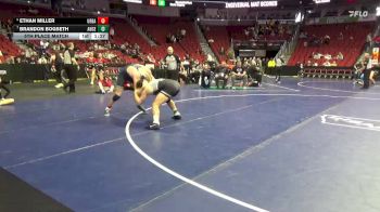 3A-215 lbs 5th Place Match - Ethan Miller, Urbandale vs Brandon Bogseth, Ankeny Centennial