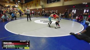 93 lbs Quarterfinal - Micah Chea, Powerline Wrestling vs Tyler Bliesath, Granite Wrestling Club