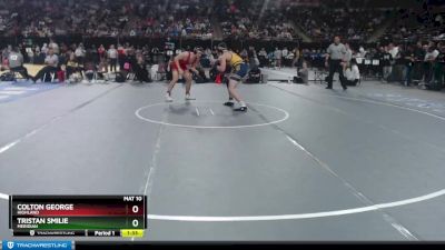 5A 182 lbs Semifinal - Tristan Smilie, Meridian vs Colton George, Highland