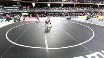 5A 165 lbs Champ. Round 1 - Xazanya Gonzalez, Amarillo Palo Duro vs Alekzandrea Uresti, Edcouch-Elsa