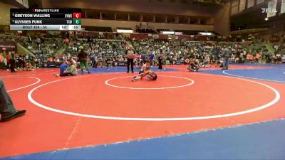 55 lbs Quarterfinal - Greyson Walling, Springdale Youth Wrestling Club vs Ulysses Funk, Team Conquer Wrestling