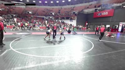 120 lbs 1st Place Match - Easton Anderson, Wisconsin vs Daniel Woods, Stateline Stingers