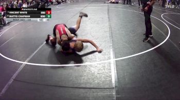 125 lbs Champ. Round 1 - Mattis Chapman, Midwest Destroyers Wrestling Club vs Vincent White, Big Red Wrestling Club