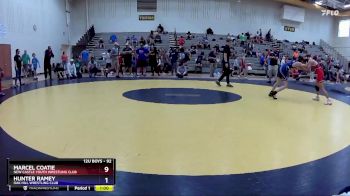 92 lbs Cons. Round 3 - Marcel Coatie, New Castle Youth Wrestling Club vs Hunter Ramey, Oak Hill Wrestling Club