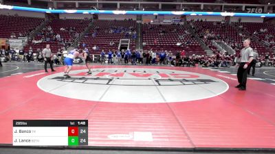 285 lbs Qtr-finals - Jase Banco, Trinity vs Jacob Lance, Bethlehem Catholic