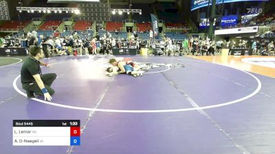 215 lbs Cons 32 #1 - Lincoln Lemar, ND vs Asa Doyle-Naegeli, VA