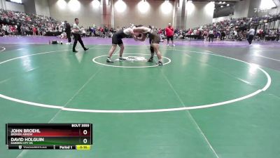 215 lbs Cons. Round 6 - John Broehl, Broken Arrow vs David Holguin, Garden City HS