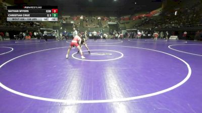 108 lbs Consi Of 16 #2 - Nathan Myers, Kerman vs Christian Cruz, El Diamante