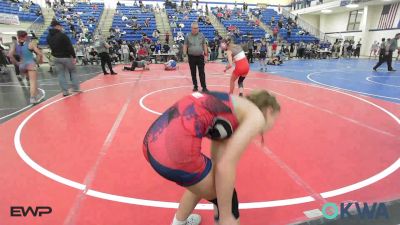 105 lbs Semifinal - Meadow McCray, Pawnee Wrestling Club vs Paityn McCann, Lady Outlaw Wrestling Academy