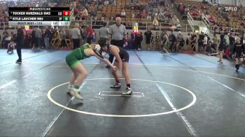 110 lbs Quarterfinal - Tucker Kurzhals SW2, Elder vs Kyle Laucher NE4, Medina