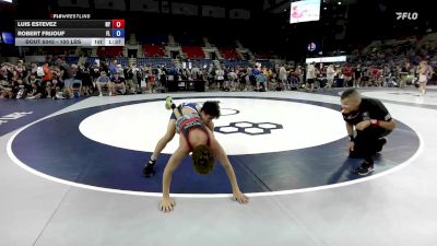 100 lbs Champ. Rd Of 128 - Luis Estevez, NY vs Robert Frijouf, FL