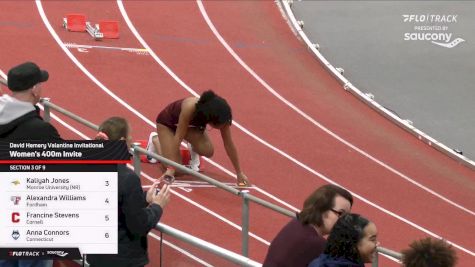 Women's 400m, Prelims 3