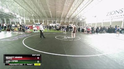 120 lbs Cons. Round 6 - Bennett Hinkins, Herriman vs Luke Copier, Davis